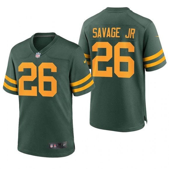 Men Green Bay Packers 26 Darnell Savage Jr Nike Green Game Alternate Player NFL Jersey